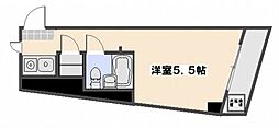 リンダーホフ ワンルームの間取図画像