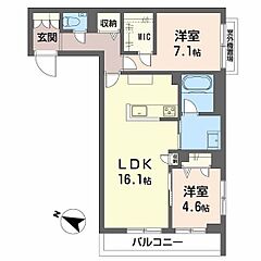 物件の間取り