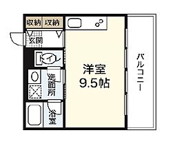 DolceCentro 1Kの間取図画像