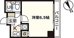 ピュアハウス 1Kの間取図画像