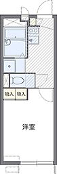 プリマベーラ 1Kの間取図画像