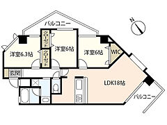 物件の間取り