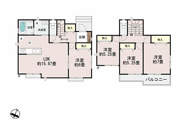 間取りを拡大表示