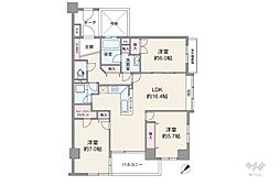 間取図画像 3LDK