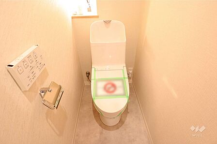 トイレすっきりとした空間でとても綺麗です。