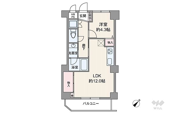 間取りを拡大表示