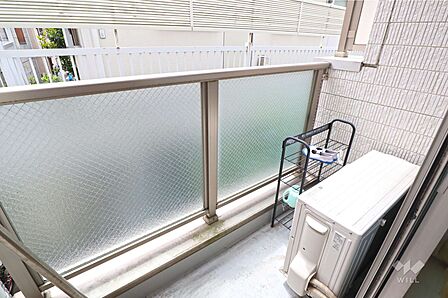 バルコニー南向きなのでお洗濯物も乾きやすいです。