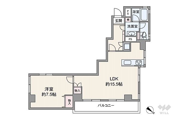間取りを拡大表示
