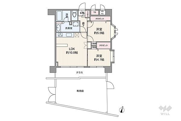 間取りを拡大表示