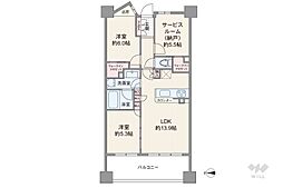 間取図画像 2SLDK