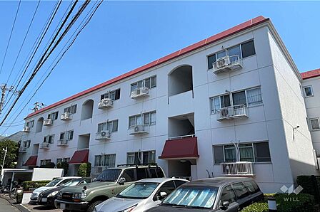 駒沢ガーデンハイツA棟の外観(北西側から)
