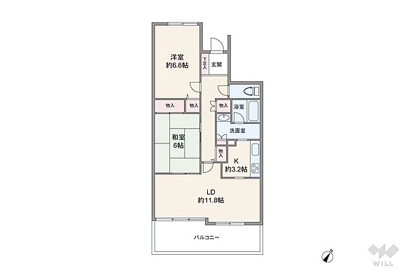 間取りを拡大表示