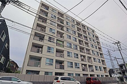 深沢コーポラスの外観(南西側から)
