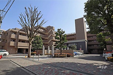 グランクレスト上祖師谷の外観(北側から)
