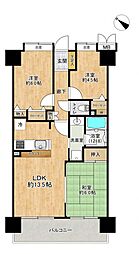セレナハイム北松戸 3LDKの間取図画像