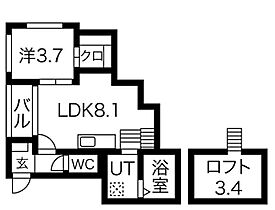 Loft10名駅  ｜ 愛知県名古屋市中村区太閤5丁目（賃貸アパート1LDK・2階・31.05㎡） その2