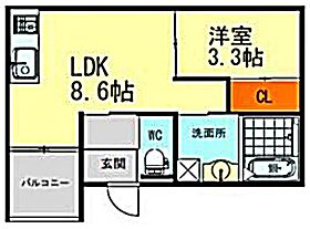 Romeo  ｜ 愛知県名古屋市中川区西日置2丁目（賃貸アパート1LDK・1階・30.80㎡） その2