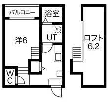 ルノンキュール 202 ｜ 愛知県名古屋市中村区中島町1丁目（賃貸アパート1K・2階・21.64㎡） その2