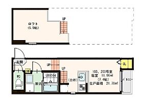 サニーハイツ南川町  ｜ 愛知県名古屋市西区南川町（賃貸アパート1K・2階・21.78㎡） その2