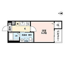 ペトリコール砂田  ｜ 愛知県名古屋市中村区砂田町2丁目（賃貸アパート1K・2階・22.29㎡） その2