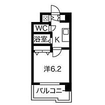 愛知県名古屋市西区城西1丁目（賃貸マンション1K・7階・20.96㎡） その2