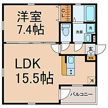 グランレーヴ大曽根II  ｜ 愛知県名古屋市北区山田2丁目（賃貸アパート1LDK・2階・47.51㎡） その2