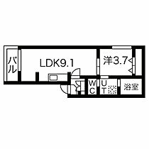 愛知県名古屋市北区山田1丁目（賃貸アパート1LDK・2階・30.47㎡） その2