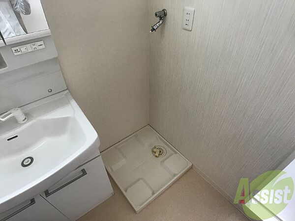 画像19:脱衣所に洗濯機置場があるので、とても便利です。