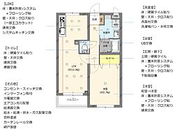 フドウ学芸大ハイツ 1LDKの間取図画像