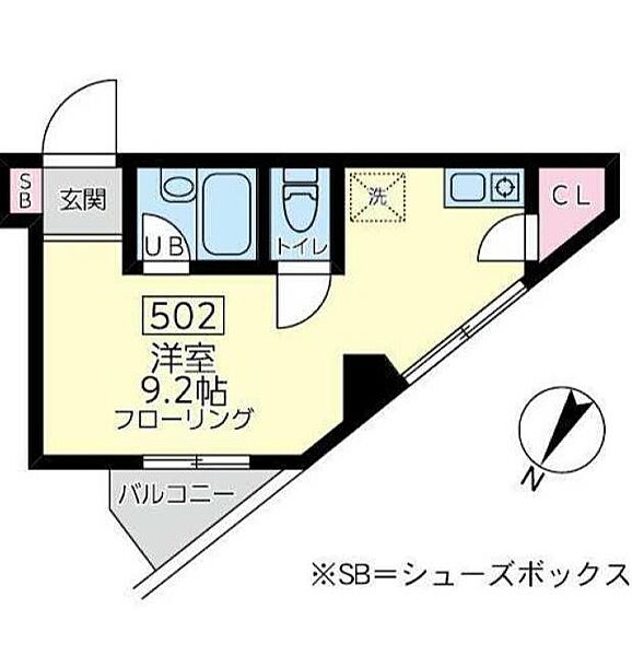 ラフィネ金沢八景 ｜神奈川県横浜市金沢区六浦１丁目(賃貸マンション1R・5階・18.37㎡)の写真 その2