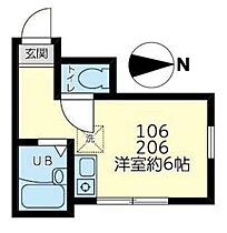 ユナイト六浦ダージリンの杜 206 ｜ 神奈川県横浜市金沢区六浦南１丁目26-40（賃貸アパート1R・2階・13.50㎡） その2