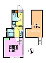 神奈川県横須賀市鷹取２丁目（賃貸アパート1K・1階・20.06㎡） その2