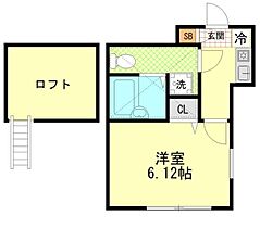 神奈川県横浜市磯子区中原１丁目（賃貸アパート1K・2階・19.07㎡） その2