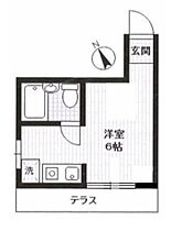 神奈川県横浜市港南区大久保１丁目（賃貸アパート1R・1階・12.72㎡） その2