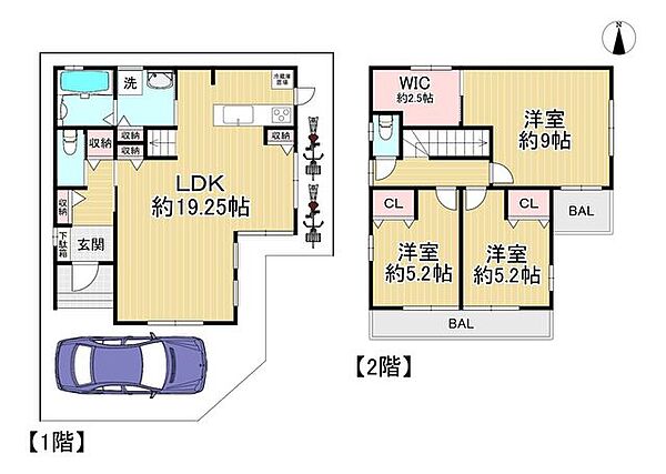間取りを拡大表示