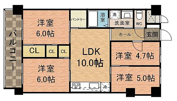 間取りを拡大表示