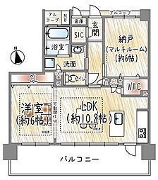 エステムプラザ阿倍野アイリード 1SLDKの間取図画像