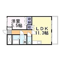 ビラージュ新野辺 105 ｜ 兵庫県加古川市別府町新野辺北町5丁目59（賃貸アパート1LDK・1階・41.04㎡） その2