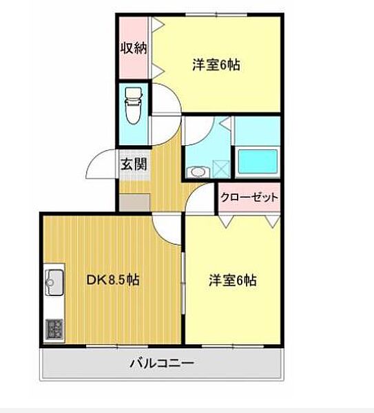 アーバンＹ．Ｈ Ａ棟 301｜兵庫県加古川市尾上町長田(賃貸マンション2LDK・1階・50.00㎡)の写真 その2