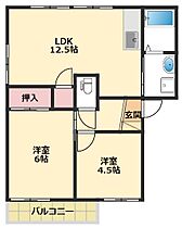 バンブーアルカディア　F 103 ｜ 兵庫県加古川市平荘町養老585（賃貸アパート2LDK・1階・52.00㎡） その2