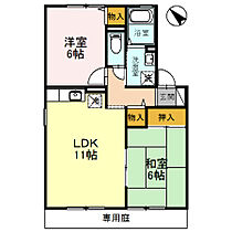 グランベールI 103 ｜ 兵庫県高砂市米田町米田59-2（賃貸アパート2LDK・1階・53.72㎡） その2