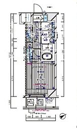 東京メトロ半蔵門線 水天宮前駅 徒歩7分の賃貸マンション 7階1Kの間取り