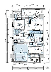 カルミネ西葛西 3LDKの間取図画像
