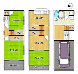 勝山北1丁目 中古戸建