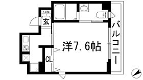 ロイヤルメゾン宝塚  ｜ 兵庫県宝塚市武庫川町（賃貸マンション1K・11階・26.52㎡） その2