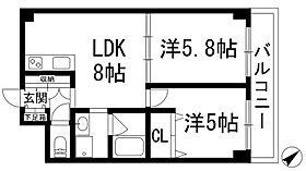 ブランベール甲東園  ｜ 兵庫県西宮市松籟荘（賃貸マンション2LDK・3階・42.03㎡） その2