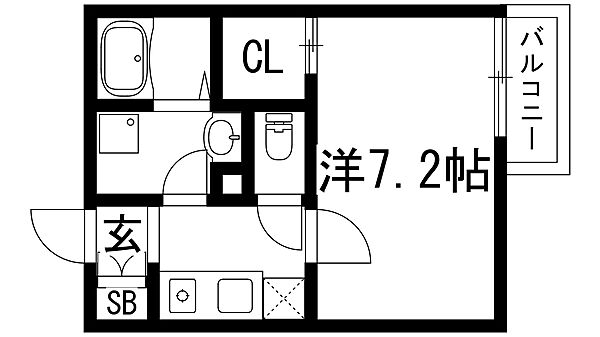 REGIA　IKEDA　CITY　TENJIN ｜大阪府池田市天神2丁目(賃貸アパート1K・2階・23.88㎡)の写真 その1