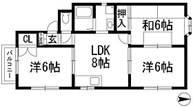 レークサイド3  ｜ 兵庫県宝塚市川面4丁目（賃貸アパート3LDK・2階・54.65㎡） その2