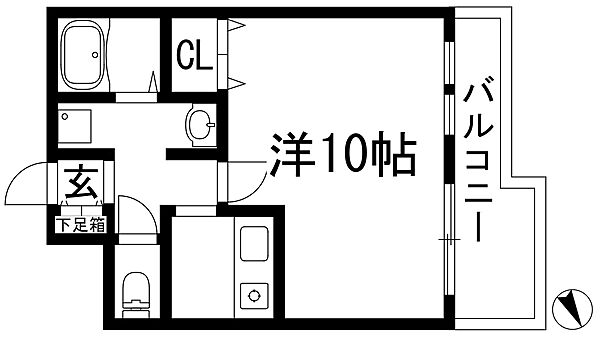 Comfortable川西 ｜兵庫県川西市栄根2丁目(賃貸マンション1K・3階・30.00㎡)の写真 その2