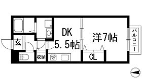 メゾン高松5 B棟  ｜ 兵庫県西宮市門前町（賃貸アパート1DK・1階・33.34㎡） その2